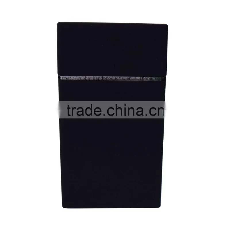 Reusable Waterproof Silicone Rubber Cigarette Box Case For Slim Cigarettes , Fashion Durable Slim Silicone Cigarette Case Pack