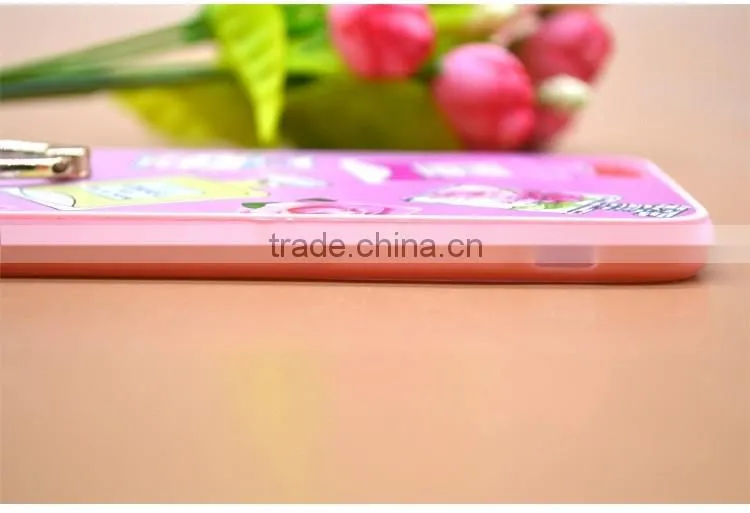 Hot Selling Perfume TPU+PC 2-in-1 Hybrid Pattern Phone Cases With Ring Bracket For iPhone 6s Plus