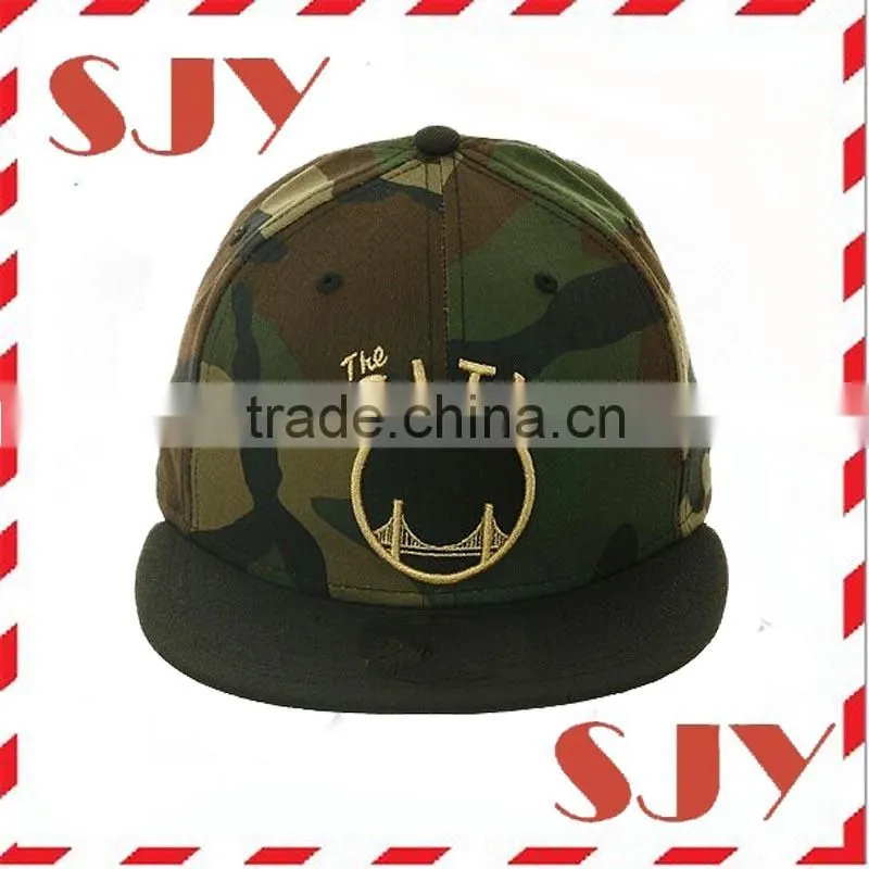 2015 new arrival custom snapback korean baseball short brim hat