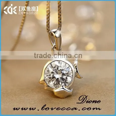 Vanlentines wholesale silver pendant necklace paris tower design fashion wholesale jewelry for girlfriend