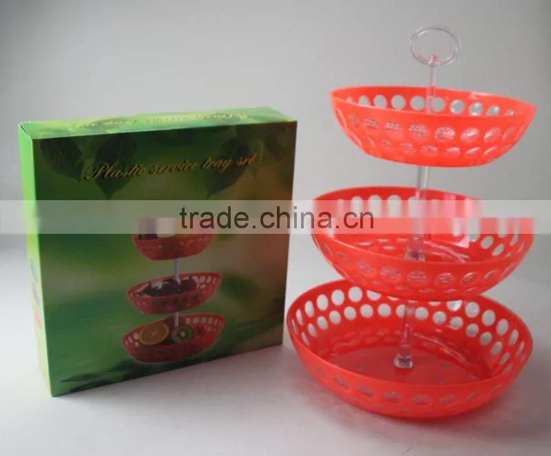 plastic transparent plate set