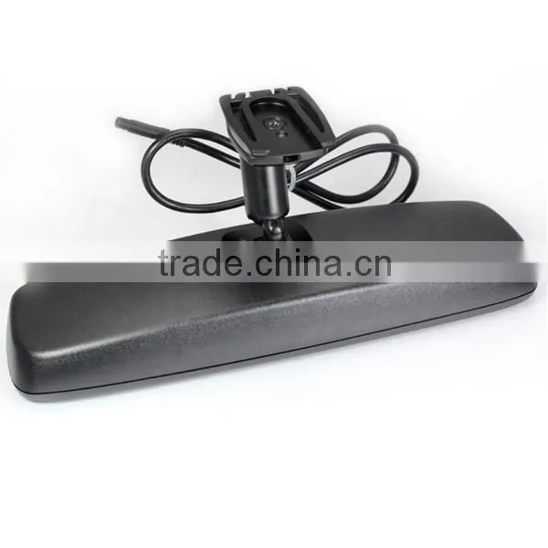 2016 new design 4.3inch high brightnedss rearview mirror monitor with hot keys and auto backup display