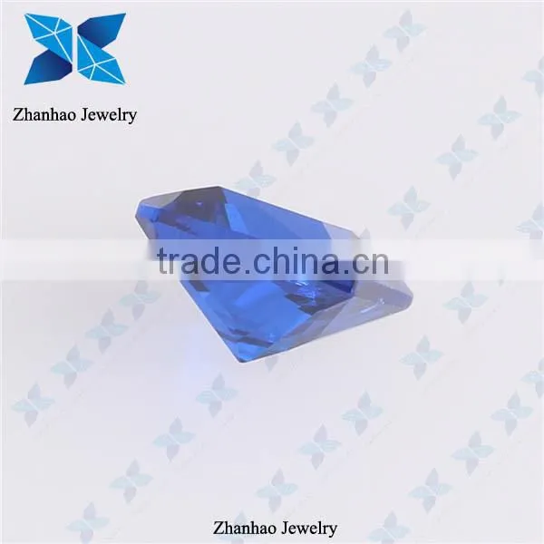 Natural star dark blue sapphire gemstones for jewelry