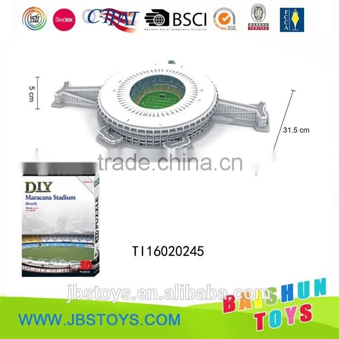 3d paper puzzle Maracana Stadium