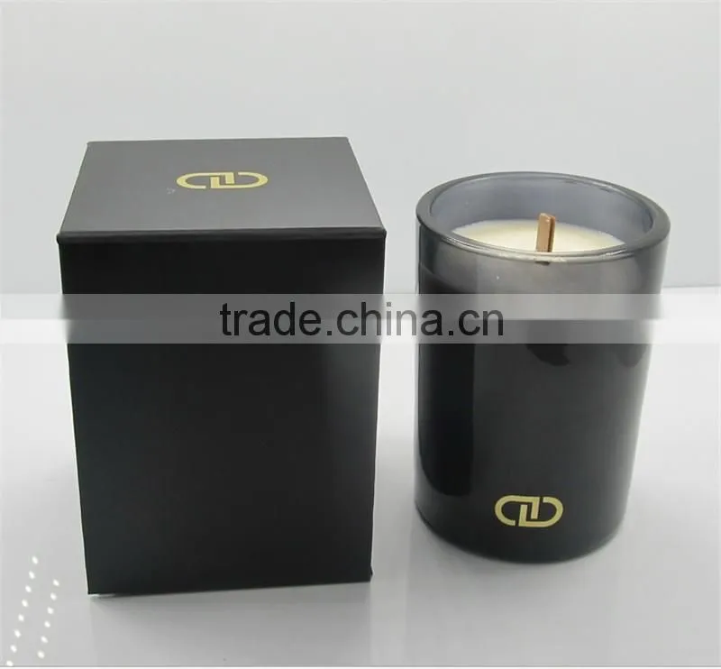 China factory custom luxury printed candle holder gift packaging box custom logo printed candle paper box gift