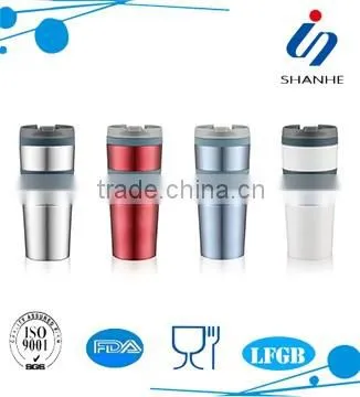 SH831 double wall stainless steel vacuum colored coffee mugs