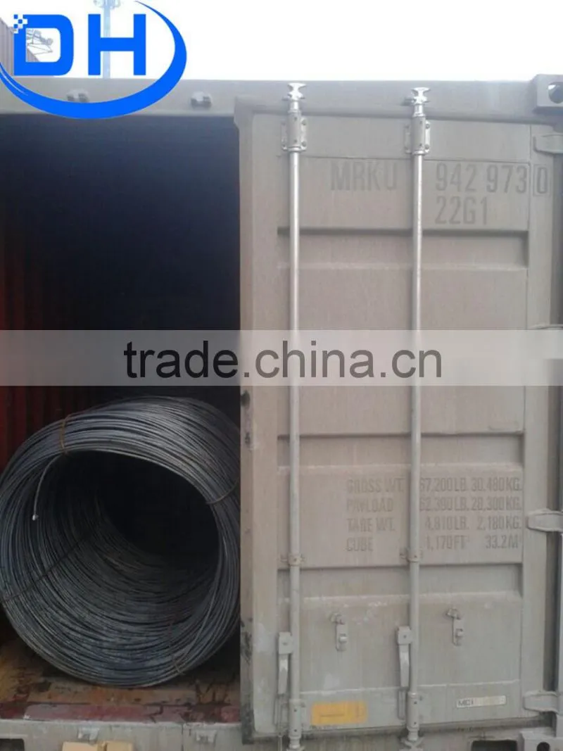 6.5mm 8mm 10mm 12mm SAE 1008 Coils Steel Wire Rod in China tangshan