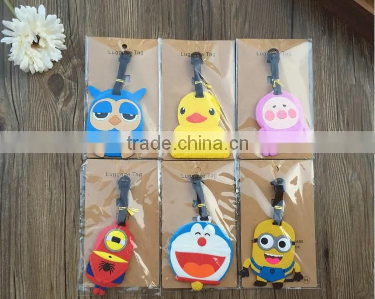 Hot export high quality PVC card luggage tag