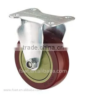2015 Newest Single Bearing 75mm PVC Industrial Caster Wheel