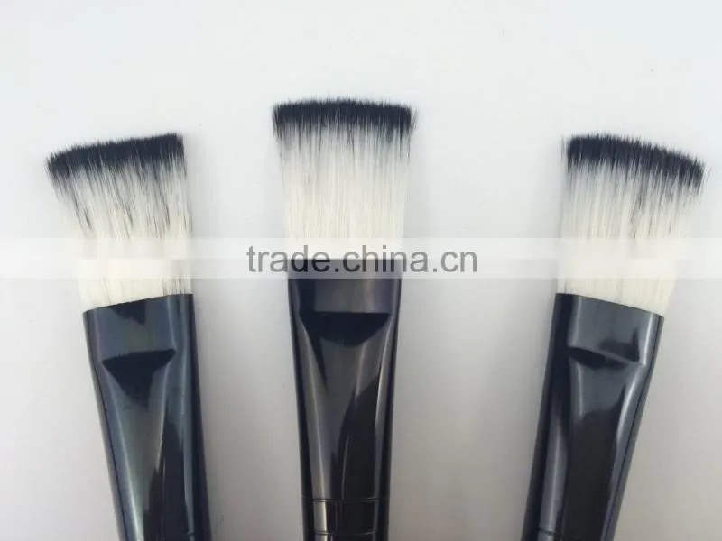 Make you own brand best professional black nylon hair foundation blush brush