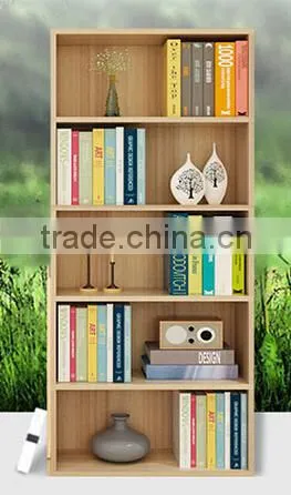 Living room furniture cheap bookcases/book shelf/book rack in particle board