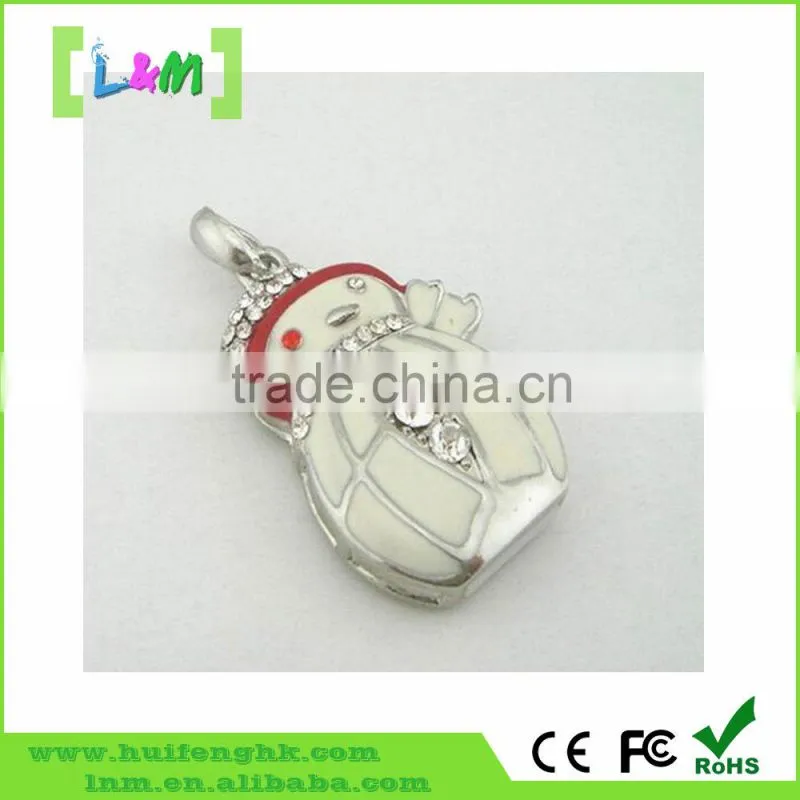 Christmas gift Snowman customized usb flash drive