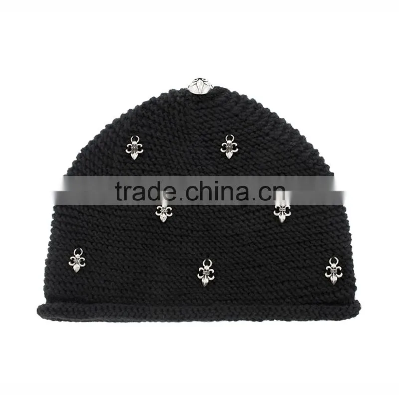 2014 100% Acrylic Plain Knitted Animal Frog Baby Hat
