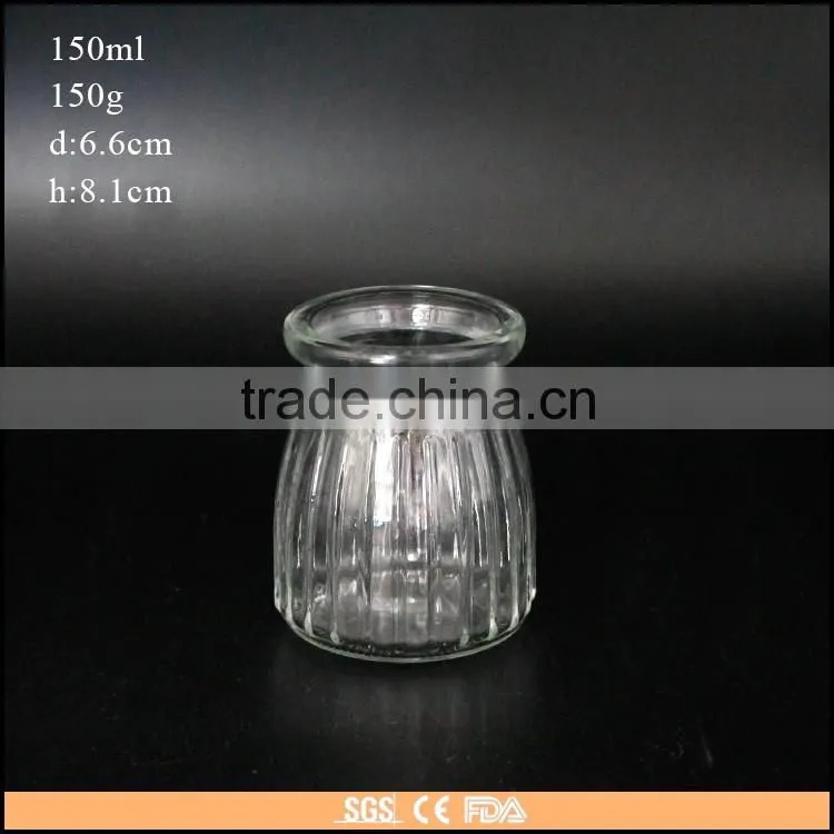 100ml 150ml mini glass pudding jar