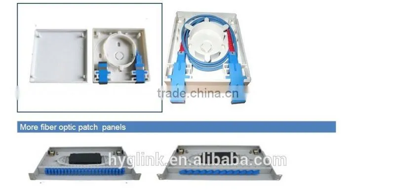 Fiber optic parts of 2 port SC FTTH fiber optic socket panel