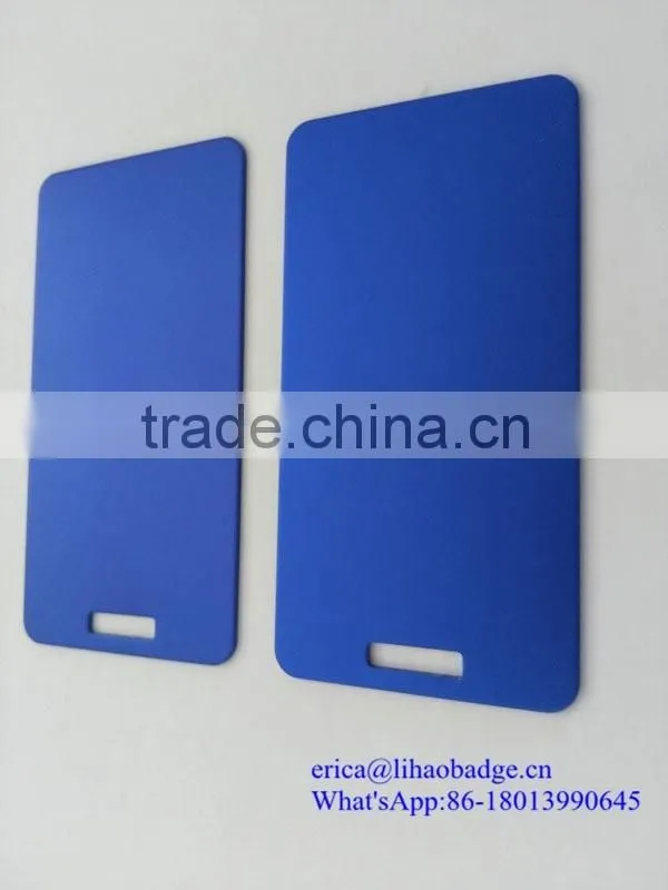 oxidation metal nameplate,blue color metal nameplate