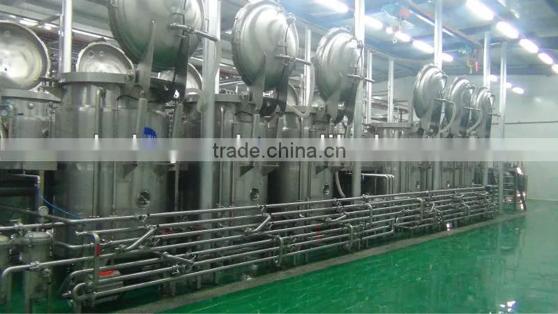 tea leaves extracting or tea powder dissolving tea beverage processing plant