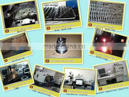 stainless steel investment casting and cnc machining for machine