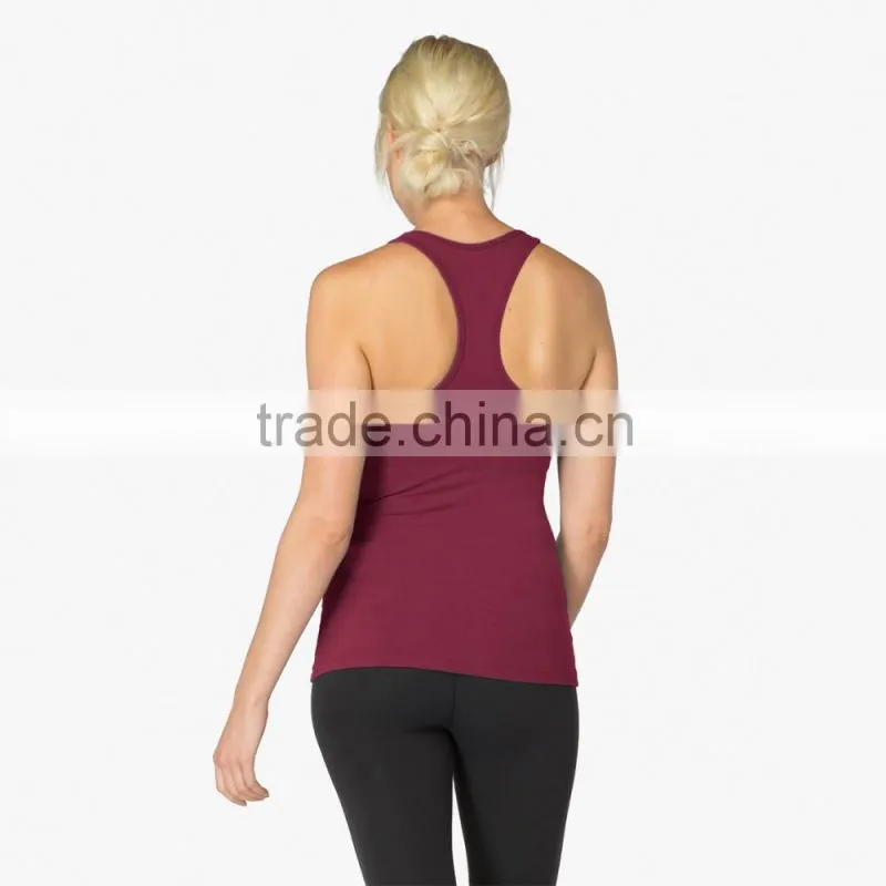 2016 newest tank top women sports active wear clothing for running yoga jogging