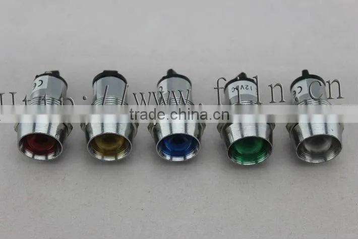 FL1-024 16mm 220v LED indicator light metal panel mount