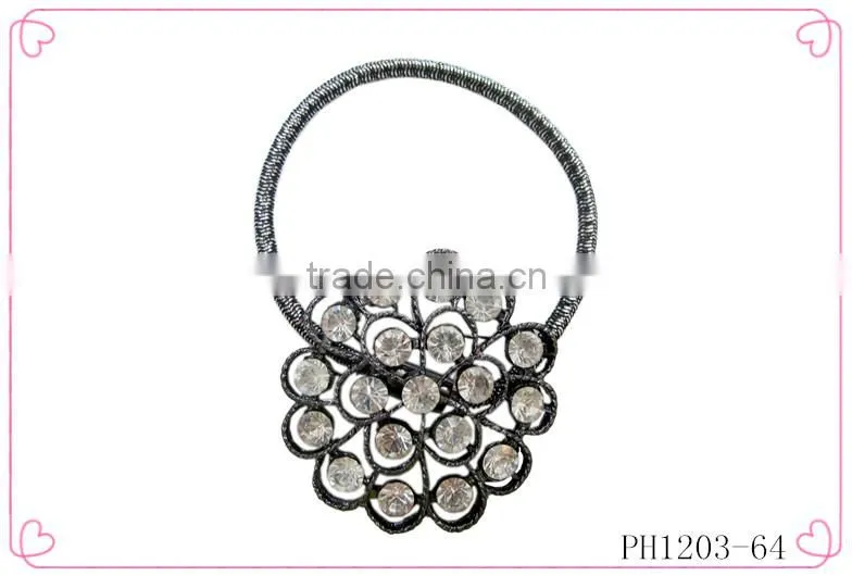2014 summer fashion flower hair scrunchies wholesale,hair elastic band for women