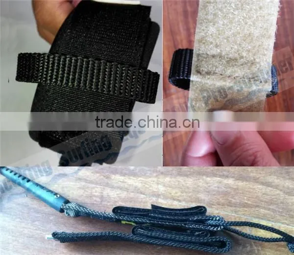 Competitive price simple usual color pro surfboard leash/Customized logo surfing leash