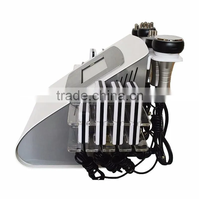 Ultrasonic RF skin tightening skin vacuum shape lipo laser cellulite massage/laser slimming machine