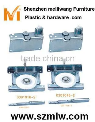 two way of wardrobe and cabinet sliding door fittings