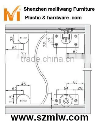 Wardrobe Sliding Door Fitting