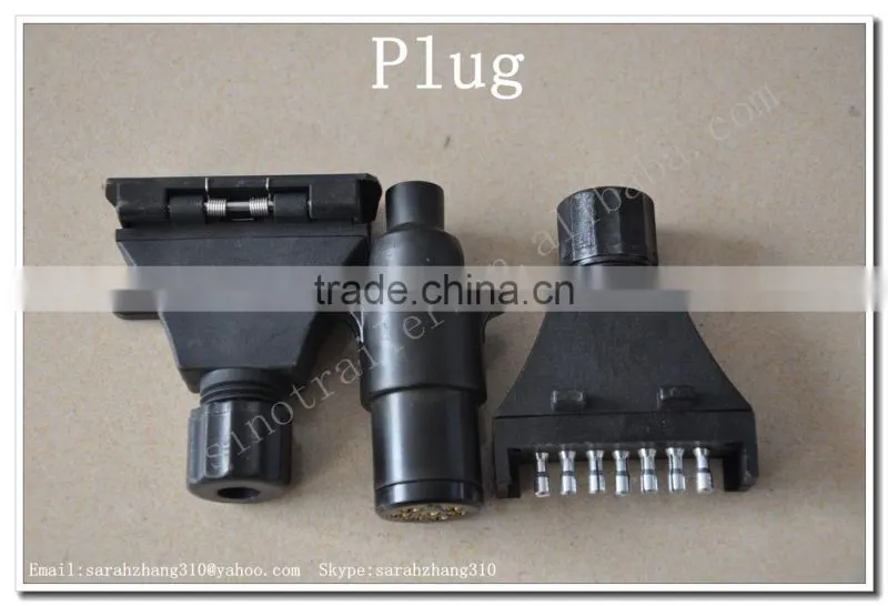 Round 7 Pin Trailer Plug And Flat 7 Pin Trailer Plug