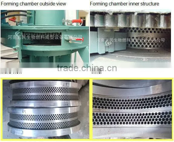 High capacity biomass pellet production line
