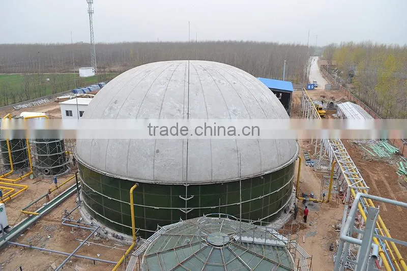 Enamel Bolted Tanks Biogas Digesters for Anaerobic Digestion of Agricultural and Animal Waste