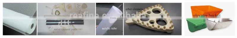 Henan China rice sifter machinery with sieve cleaners pan cleaners mill sifter cleaners triangular sieve cleaning brush