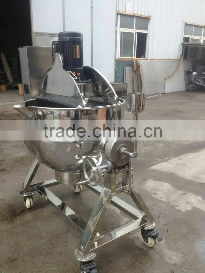 industrial jacketed stainless steel jam making kettle