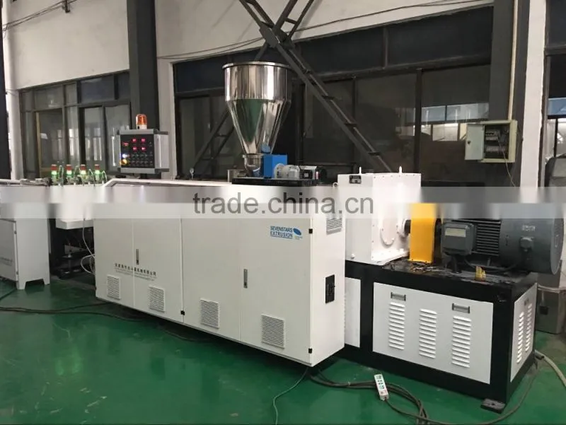 New Design CPVC UPVC four cavity water supply pipe making extrusion price/four cavity water flow pip pvc making production line