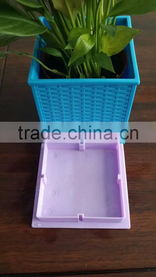 4 mini flower pot indoor/outdoor flower pot color flower port