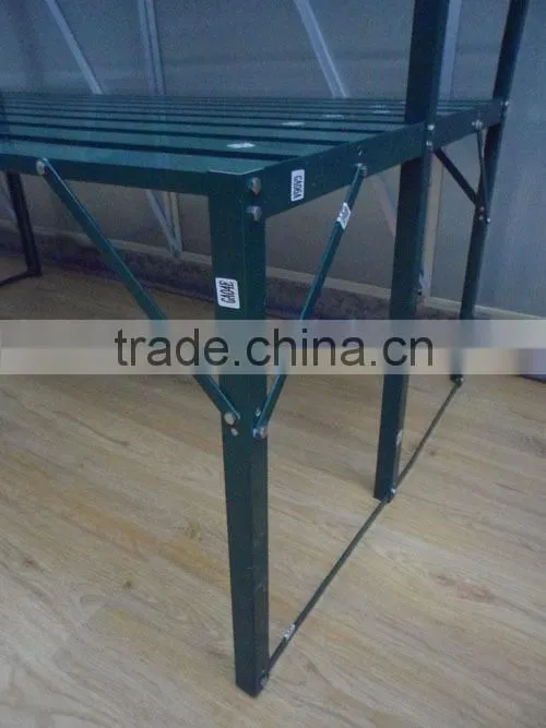 Widely used garden greenhouse portable staging with seed trays for sale HX56 series