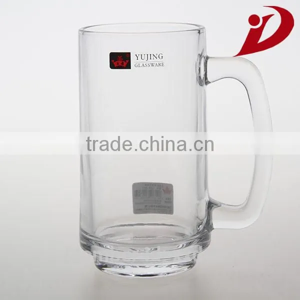 best selling Yujing beer glass mug with handle