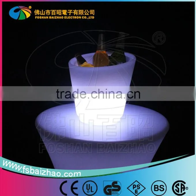 rechargeable led ice pail/Led wine bucket/ice bucket remote LED ice bucke LED lights