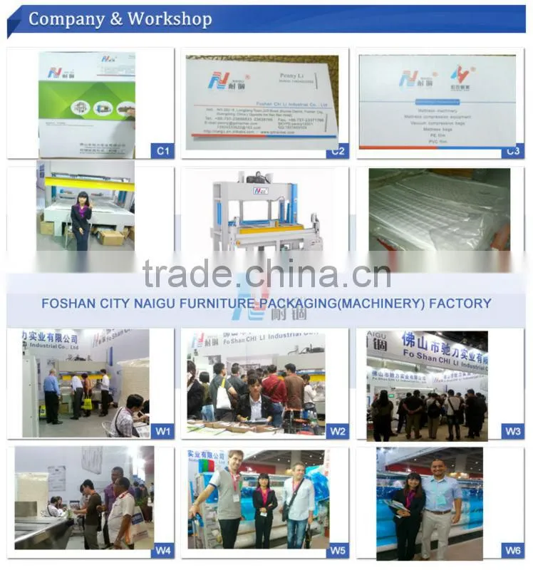 NG-01M Mattress vacuum wrapping packaging machine
