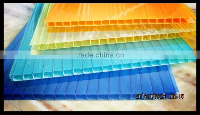 high quality corrugated polycarbonate corrugated sheet for building materials