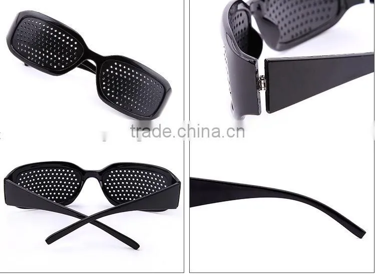 china sunglass manufacturers/fashion brand pinhole glasses medical glasses 2015 eBay hot pinhole glasses anti fatigue glasses