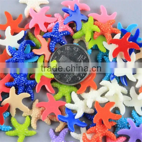 Micro landscape Wishing bottle decoration 10 color mixed mini sea star