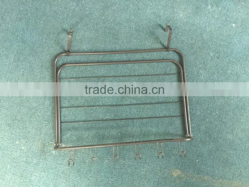 school home over door hanger shelf with hooks and clothes drying rack