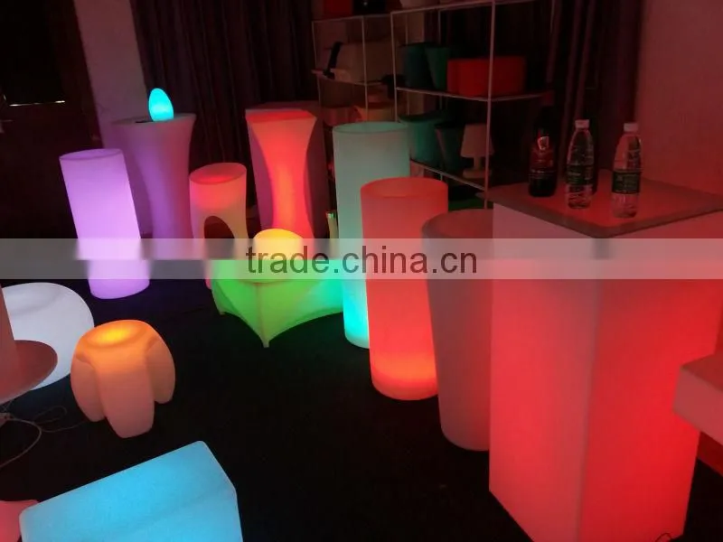 luminous cafe/bar led furniture /led table
