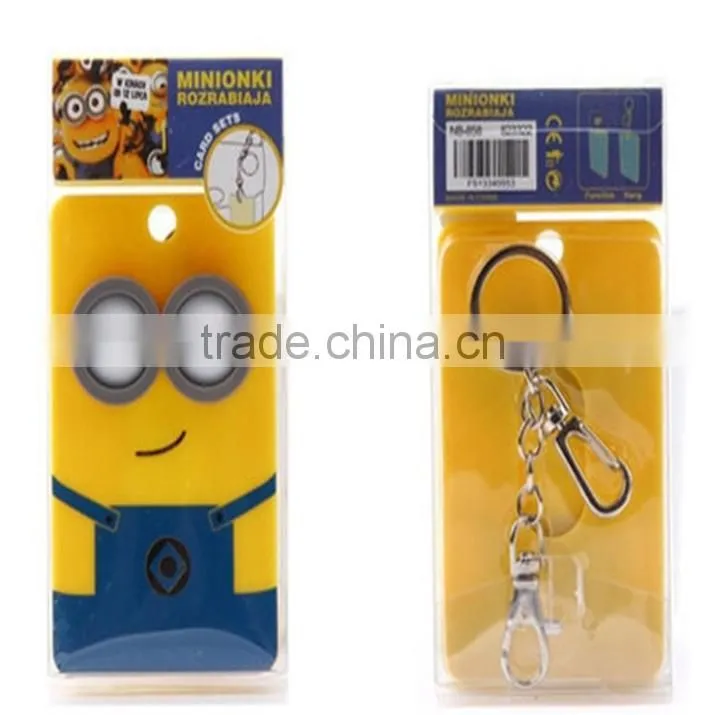 N119 cartoon bus card set of document sets work permit card badges luggage tag with a lanyard Lanyard