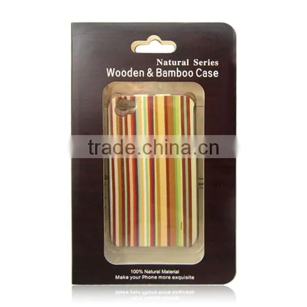 Fashion style PVC packaging box wood case box, custom design packaging box