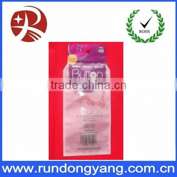 Recycled printed plastic food bags for packing /side gusset bag