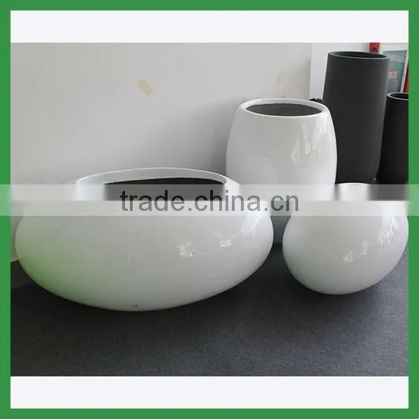 FO-326 Modern Style Fiberglass Planter Set