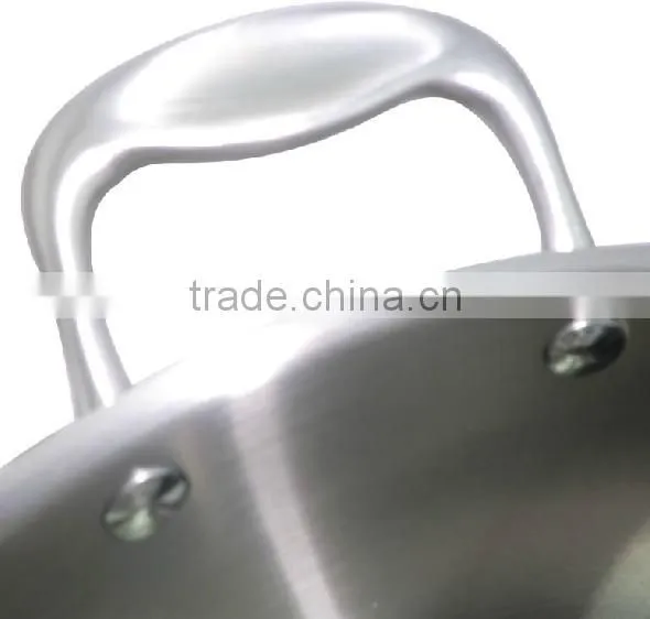 Metal skillet/ fry pan stainless steel skillet